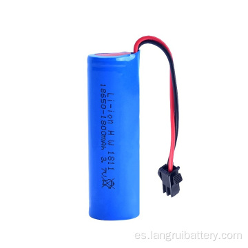 Li-ion Lithium Pack 1800mAh 3.7V Batería recargable